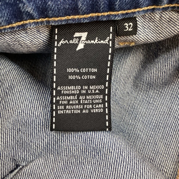 7 For All Mankind High Rise Flare Jeans - Picture 7 of 8